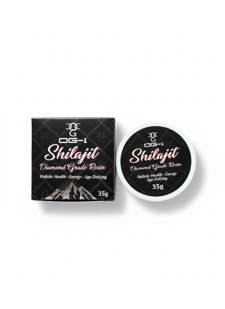 OG-1 Shilajit Himalayan Resin 35g - Certified Holistic Health